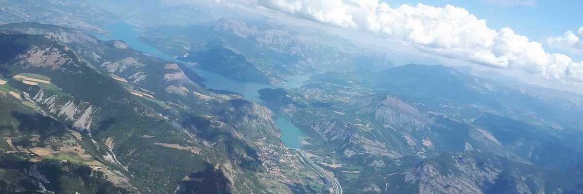 Flugwegposition um 12:46:52: Aufgenommen in der Nähe von Département Hautes-Alpes, Frankreich in 2529 Meter